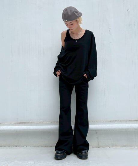 Flare Pants 'Fleece lining' #9339
