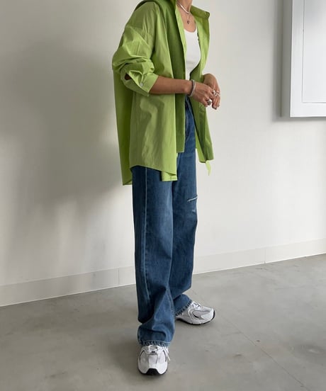 Denim pants'damage'#9901