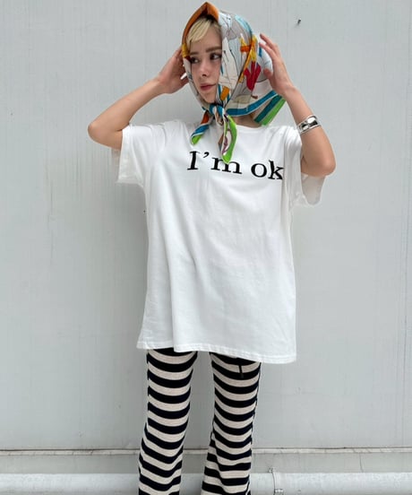 Daily T-shirt'I'm ok'#11737