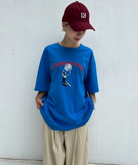 Wide Color Tee'Riviera'#88651