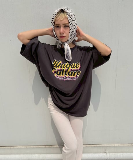 Wide Logo Tee'Shadow Font'#6337