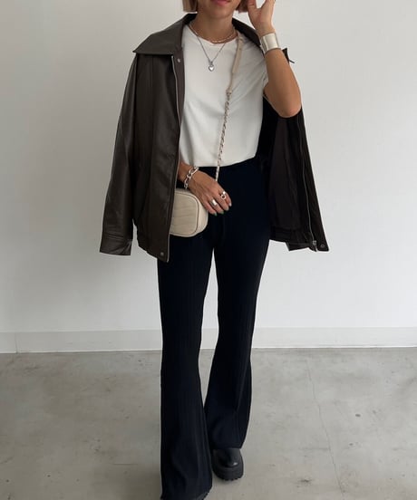 【¥11,400→¥10,400】Eco Leather Jacket'A-2'#2335