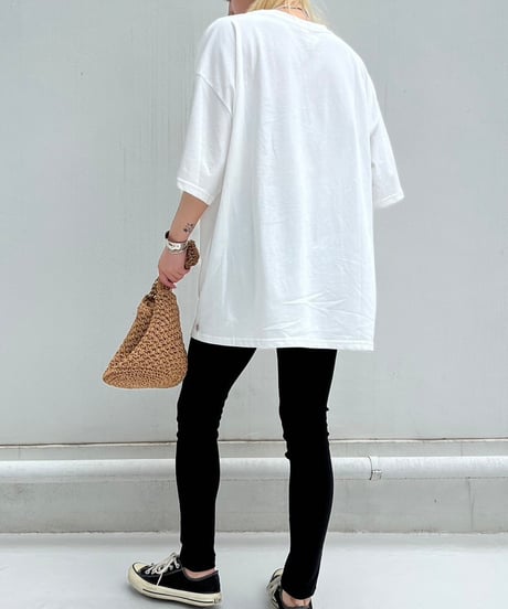 Wide T-shirt'NY1985'#6542