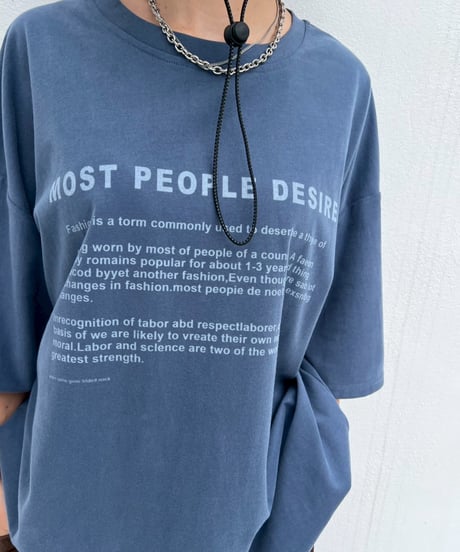 Wide Logo Tee'MPD'#5717