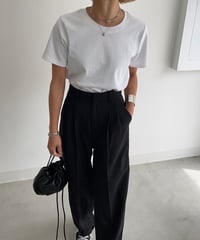 Tuck pants'wide'#83006