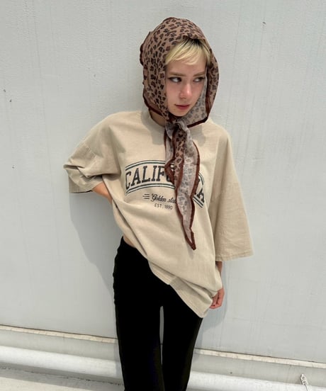 Pigment Wide Tee'CALIFORNIA'#2112