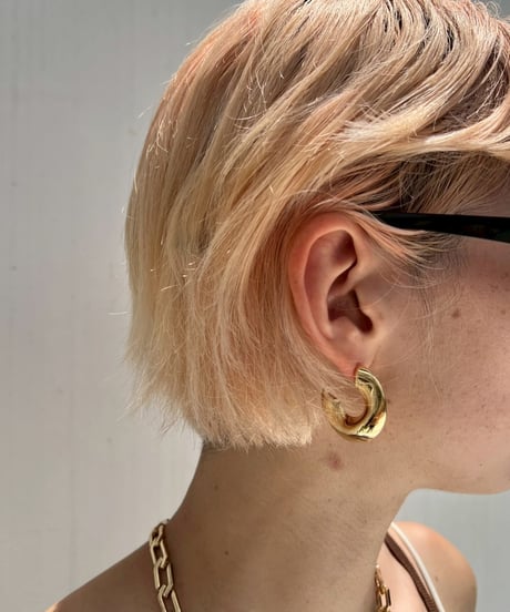 Hoop Pierce'Chunky Curve'#2507-3/17
