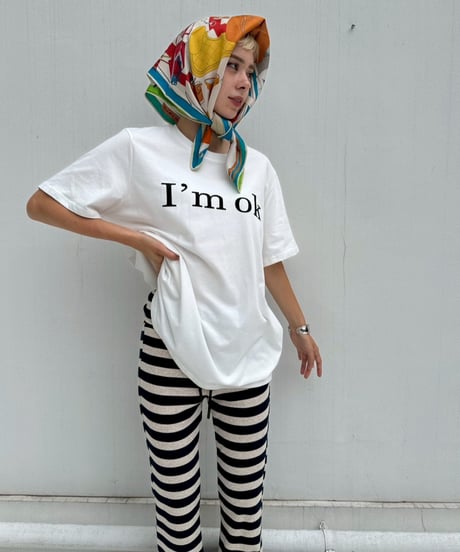 Daily T-shirt'I'm ok'#11737