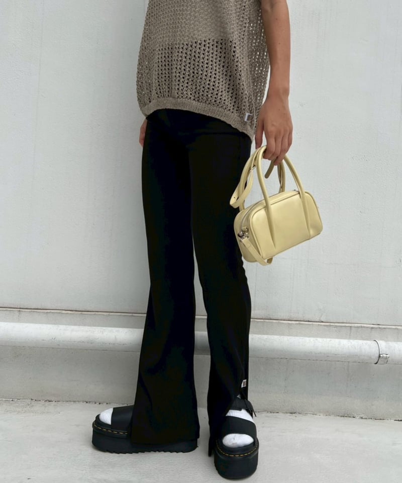 SALABA RIB PANTS リブパンツ　最終値下げ 楽天市場】【期間限定：4,280円→2,490円！】 フレアパンツ