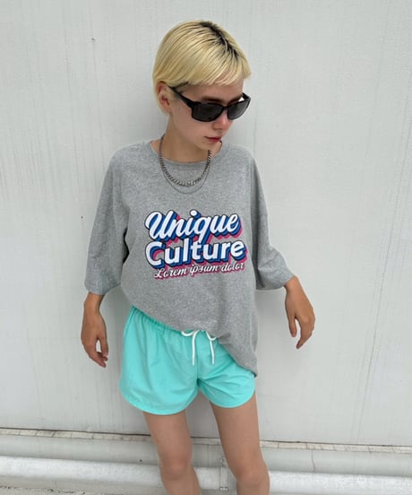 Wide Logo Tee'Shadow Font'#6337