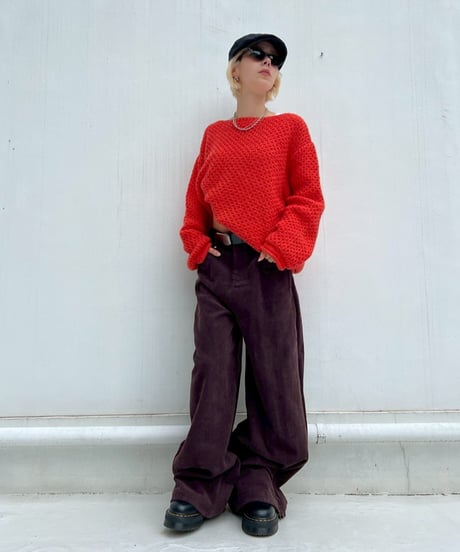 【¥7,400→¥6,300】Boat Neck Pullover'Kagibari'#5827