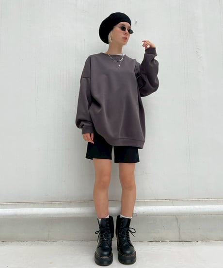 Crew Neck Sweat'Wide Volume'#8909