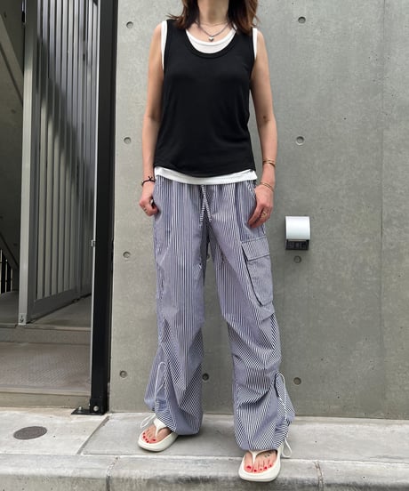 Stripe Jogger Pants'2Way'#9059