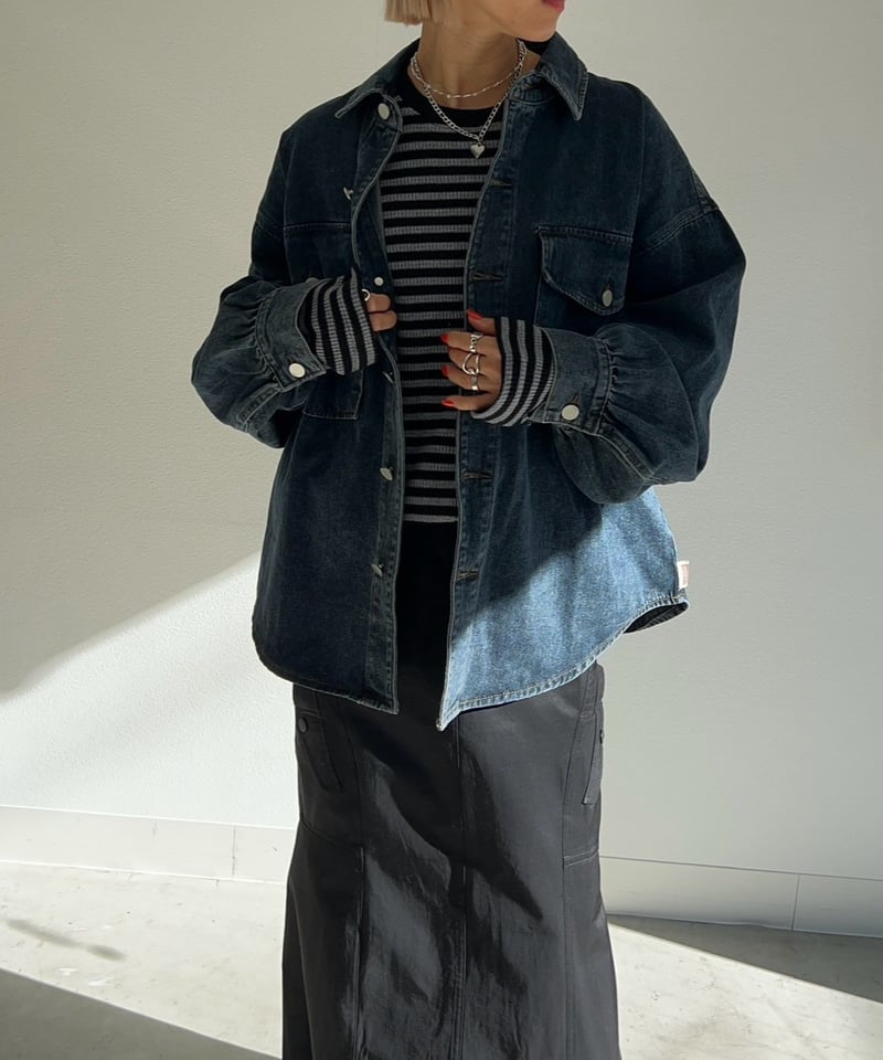 TABLET hotel sudo ワイドデニムジャケット Wide SH-jacket'Denim'#5281 | tablethotel-SEGUR.
