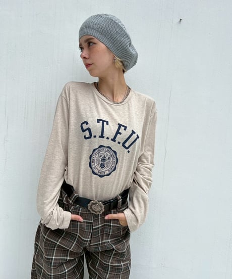 【¥6,800→¥4,800】Long Sleeve T-shirt'S.T.F.U.'#8678