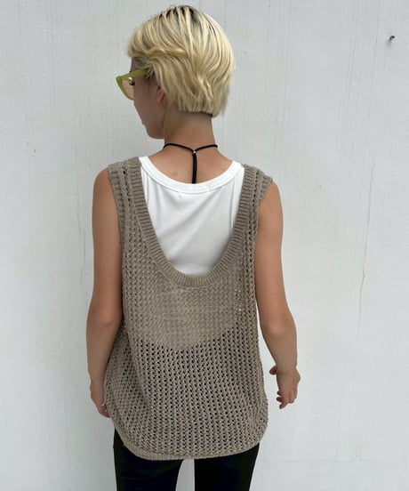 Knit Tank-top'Layered'#30208