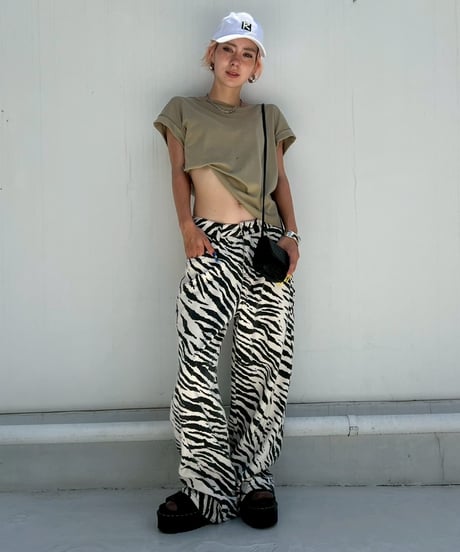Barrel Leg Pants'Zebra'#0192