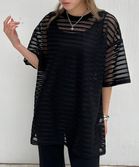Sheer Lace T-sh'tulle'#733