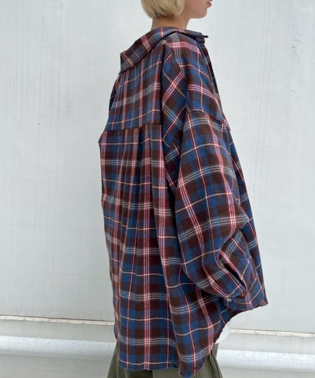 Check Shirt'Loose'#25118