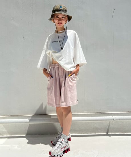 Wide Half Pants'Washed'#167665