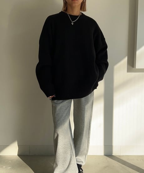 【¥6,800→¥5,900】Wide Knit Pullover'Slit'#6180
