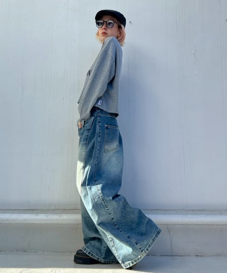 Barrel Denim'2way Silhouette'#6811659