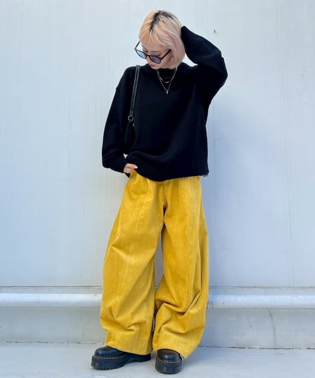 Volume Curve-pt Corduroy'Belt Set'#800959