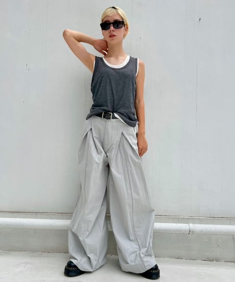 Tuck Wide Pants'Volume'#5741