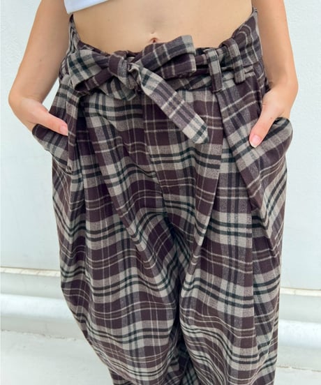 Tak Wide Pants'Check'#72217