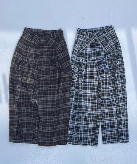 Tak Wide Pants'Check'#72217