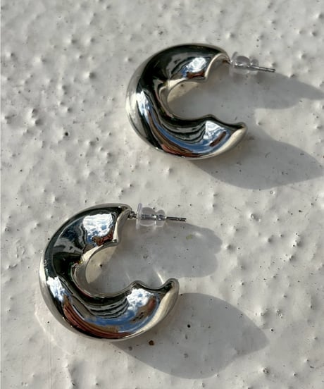 Hoop Pierce'Chunky Curve'#2507-3/17