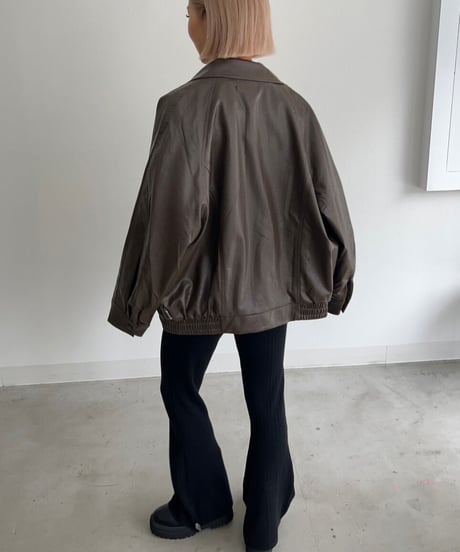 【¥11,400→¥10,400】Eco Leather Jacket'A-2'#2335