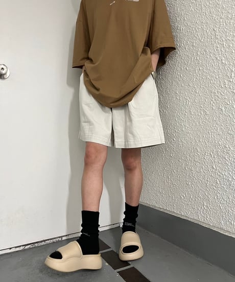 Wide Half Pants'Washed'#167665