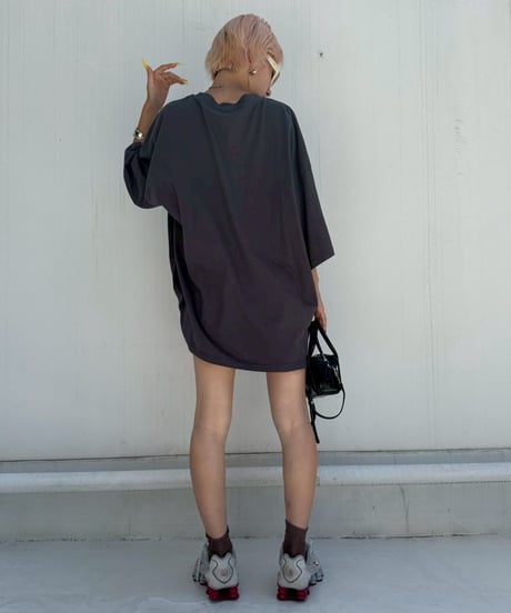 Wide T-shirt'SOME BODY'#1730