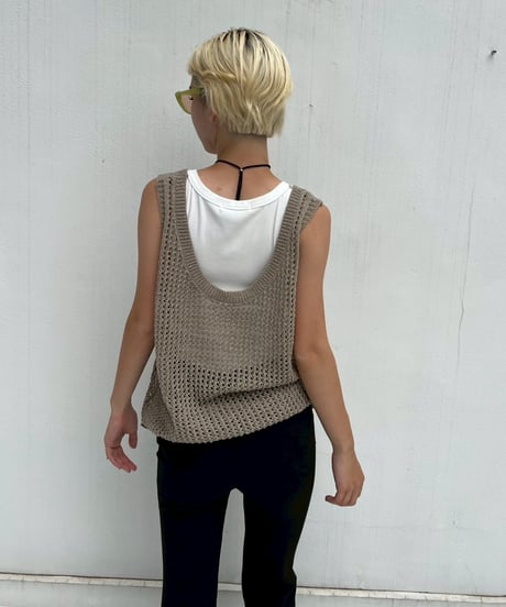 Knit Tank-top'Layered'#30208