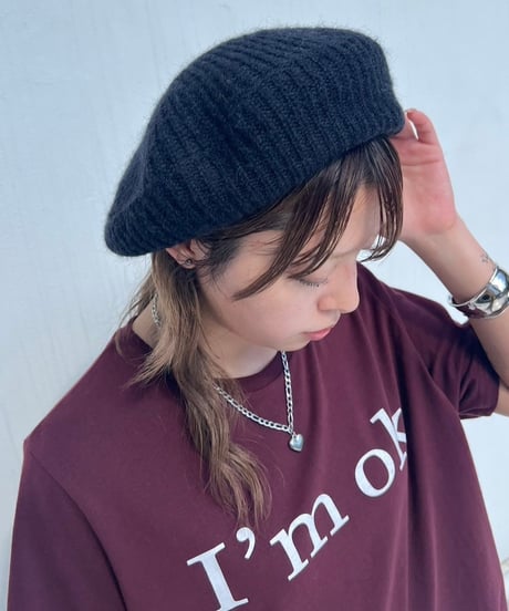Knit Beret'Cozy'#240807_3 #240807-8