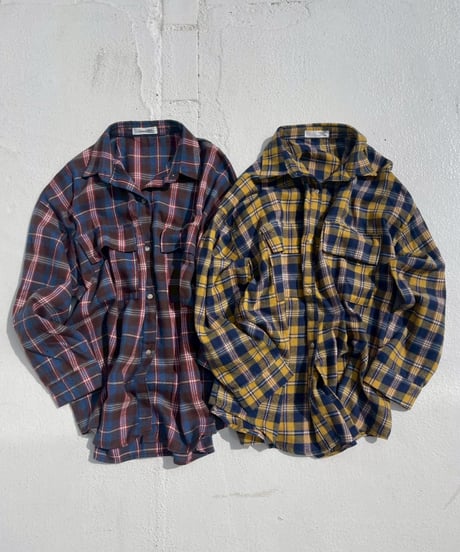 Check Shirt'Loose'#25118
