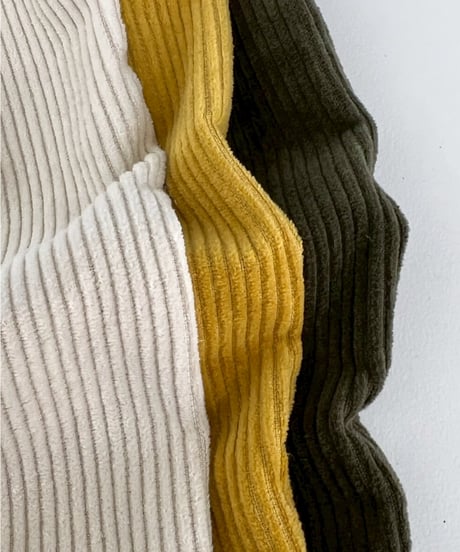 Volume Curve-pt Corduroy'Belt Set'#800959