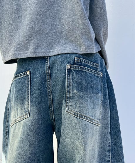 Barrel Denim'2way Silhouette'#6811659