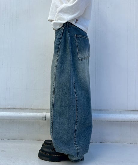 Barrel Denim'2way Silhouette'#6811659