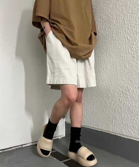 Wide Half Pants'Washed'#167665