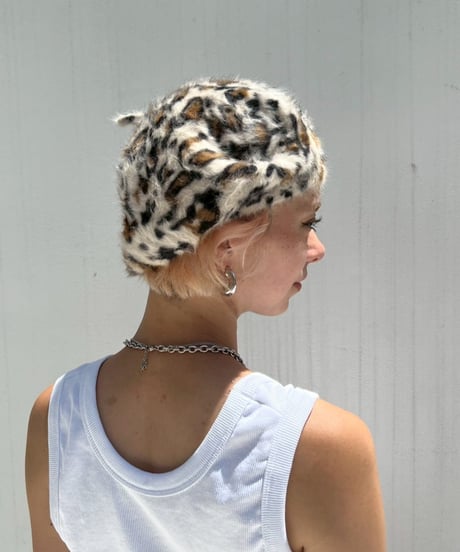Shaggy Beret'Leopard'#2507-5/17