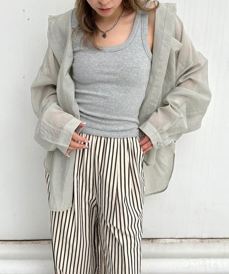 Wide shirt'Sheer'#5015