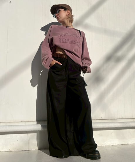 Wide LS Tee'Pigment'#671359