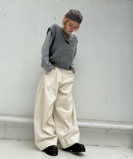 Volume Curve-pt Corduroy'Belt Set'#800959