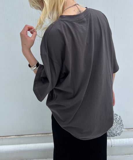Wide T-shirt'NY1985'#6542