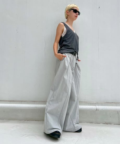 Tuck Wide Pants'Volume'#5741