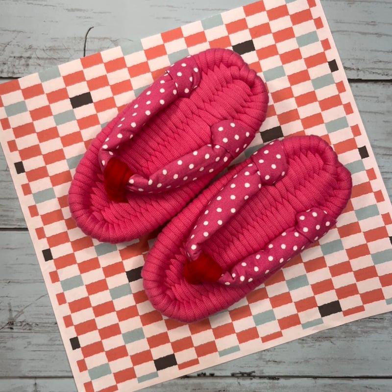 餅ふみ用赤ちゃん布ぞうり | 布草履と華らんたん Meri