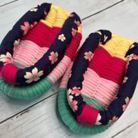 ふっくら足半(あしなか)布ぞうり | 布草履と華らんたん Meri