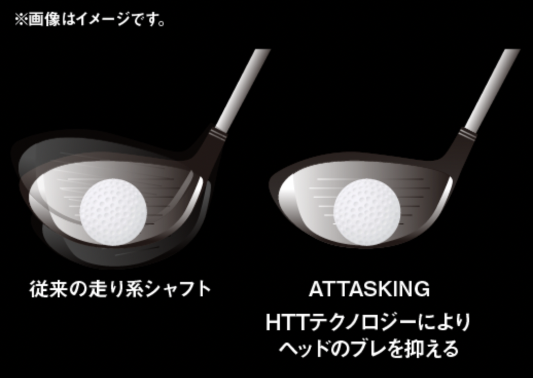 スリーブ付】ATTAS KING (SRIXON・XXIO用） | bend FUKUOKA